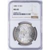 Image 1 : 1881-S $1 Morgan Silver Dollar Coin NGC MS65