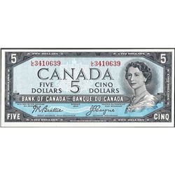 1954 $5 Bank of Canada Note