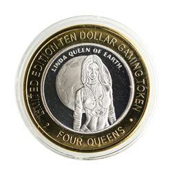 .999 Silver Four Queens Casino Hotel Las Vegas $10 Limited Edition Gaming Token