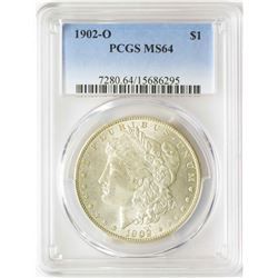 1902-O $1 Morgan Silver Dollar Coin PCGS MS64