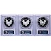 Image 2 : Lot of 2006-W to 2008-W $1 American Silver Eagle Proof Coins PCGS PR69DCAM