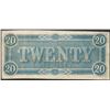 Image 2 : 1864 $20 Confederate States of America Note