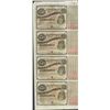 Image 1 : Uncut Sheet of (4) State of Louisiana Baby Bond Obsolete Notes