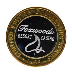 .999 Silver Foxwoods Resort Rhode Islands Casino $10 Limited Edition Gaming Toke