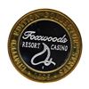 Image 1 : .999 Silver Foxwoods Resort Rhode Islands Casino $10 Limited Edition Gaming Toke
