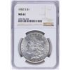 Image 1 : 1902-S $1 Morgan Silver Dollar Coin NGC MS61