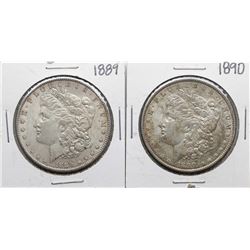 Lot of 1889-1890 $1 Morgan Silver Dollar Coins
