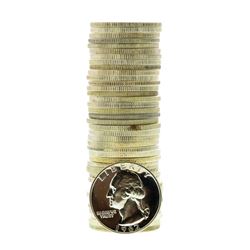 Roll of (40) Proof 1962 Washington Quarter Coins