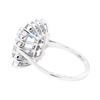 Image 3 : 14KT White Gold 3.80 ctw Aquamarine and Diamond Ring