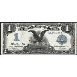 1899 $1 Black Eagle Silver Certificate Note