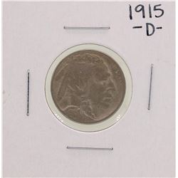 1915-D Buffalo Nickel Coin
