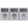 Image 2 : Lot of (3) 2018 $5 Canada Predator Series Wolf Silver Coin NGC MS69