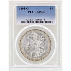 1898-O $1 Morgan Silver Dollar Coin PCGS MS64