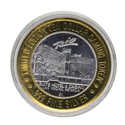 .999 Silver Rio Suite Hotel and Casino $10 Casino Gaming Token Limited Edition
