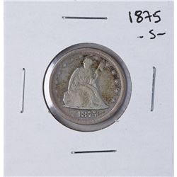 1875-S Twenty Cent Piece Coin