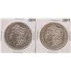 Image 1 : Lot of (2) 1889 $1 Morgan Silver Dollar Coins