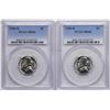 Image 1 : Lot of (2) 1956-D Jefferson Nickel Coins PCGS MS65
