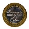 Image 1 : .999 Silver Foxwoods Resort Rhode Islands Casino $10 Limited Edition Gaming Toke