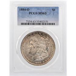 1884-O $1 Morgan Silver Dollar Coin PCGS MS63