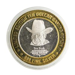 .999 Silver Sam Boyd's California Hotel $10 Casino Limited Edition Gaming Token