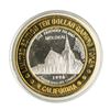Image 2 : .999 Silver Sam Boyd's California Hotel $10 Casino Limited Edition Gaming Token