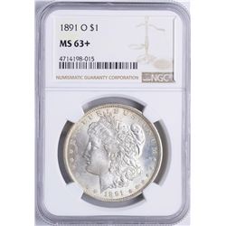 1891-O $1 Morgan Silver Dollar Coin NGC MS63+
