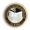 Image 1 : .999 Silver Mirage Las Vegas Nevada $10 Casino Limited Edition Gaming Token