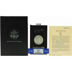 1883-CC $1 Morgan Silver Dollar Coin Uncirculated GSA NGC MS65 w/ Box & COA