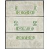 Image 2 : Lot of (3) 1800's $1/$2/$5 Bank of New England Obsolete Notes