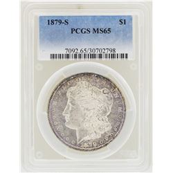 1879-S $1 Morgan Silver Dollar Coin PCGS MS65
