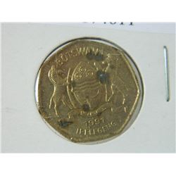 COIN - BOTSWANA - 1 PULA - 1991
