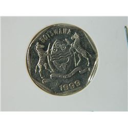 COIN - BOTSWANA - 25 THEBE - 1999
