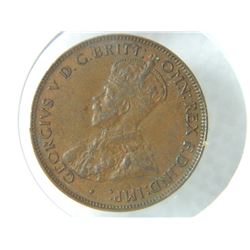 COIN - COMMONWEALTH OF AUSTRALIA ONE HALF PENNY - 1933