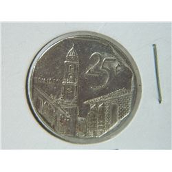 COIN - CUBA - 25 CENTAVOS - 1999