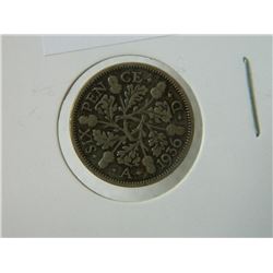 COIN - SIX PENCE - 1936