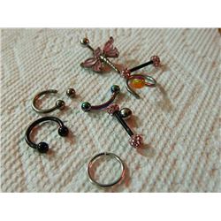 BAG OF ASSORTED JEWELRY - BODY JEWELRY