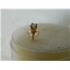 Image 2 : EARRING - ONE 14K GOLD STUD EARRING WITH DIAMOND