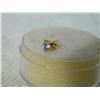 Image 4 : EARRING - ONE 14K GOLD STUD EARRING WITH DIAMOND