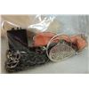 Image 2 : ASSORTED LOT - CHAIN, NECKLACE, ODD EARRINGS, & MORE