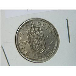 COIN - ONE SHILLING - FID DEF - 1956