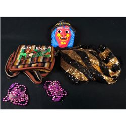 31 (Rob Zombie 2016) - Old Fashioned Halloween Mask, Beads, Bag and Fabric From Camper