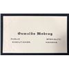 Image 1 : The Hateful Eight (2015) - Tim Roth (Oswaldo Mobray) Business Card