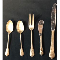 Hot Shots! Part Deux (1993) - Set of 5 Metal Flatware Pieces From "Lady and the Tramp" Scene