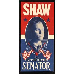 Fantastic Beasts and Where to Find Them (2016) - "Shaw For United States Senator" Flyer