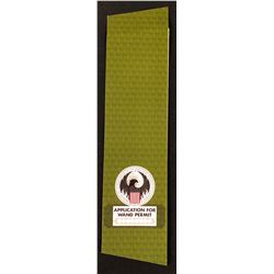 Fantastic Beasts and Where to Find Them (2016) - "Wand Permit Application" (Green)