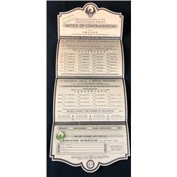 Fantastic Beasts and Where to Find Them (2016) - "Notice Of Contravention" Form