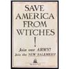 Image 1 : Fantastic Beasts and Where to Find Them (2016) - "Save America From Witches!" Flyer (Small)