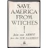 Image 1 : Fantastic Beasts and Where to Find Them (2016) - "Save America From Witches!" Flyer (Large)