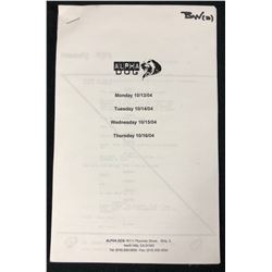 Alpha Dog (2006) - Bruce Willis Pocket Script