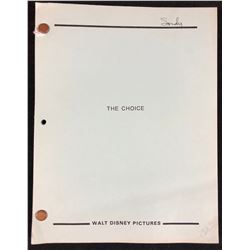 A Fighting Choice (Disney Productions 1985) - Original Production Used Script